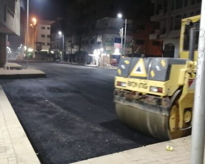 رصف الطرق بالقليوبية