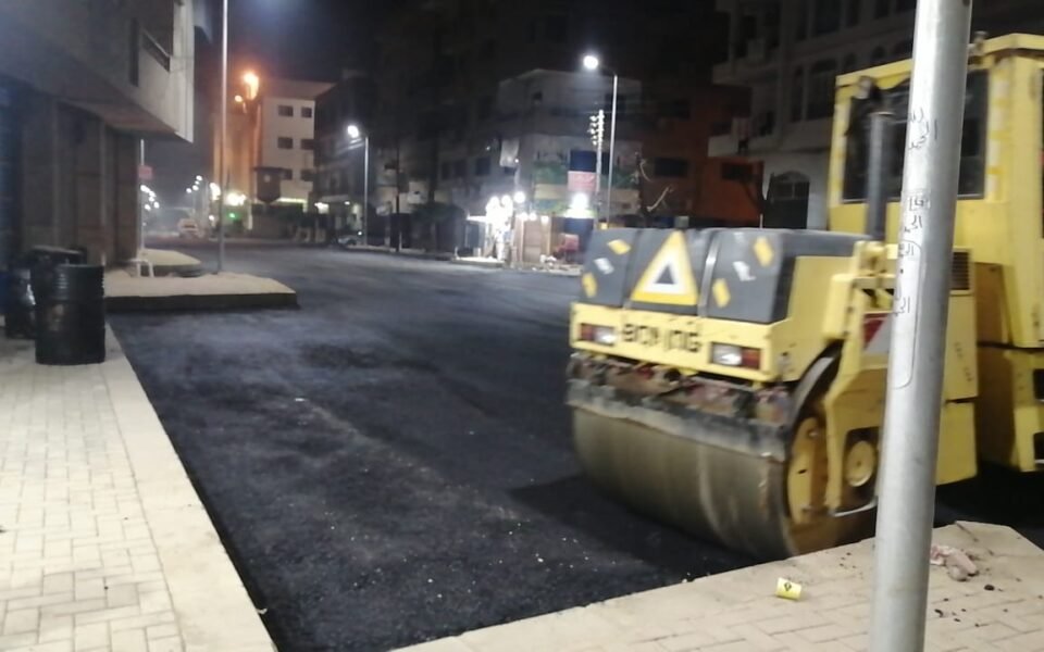 رصف الطرق بالقليوبية